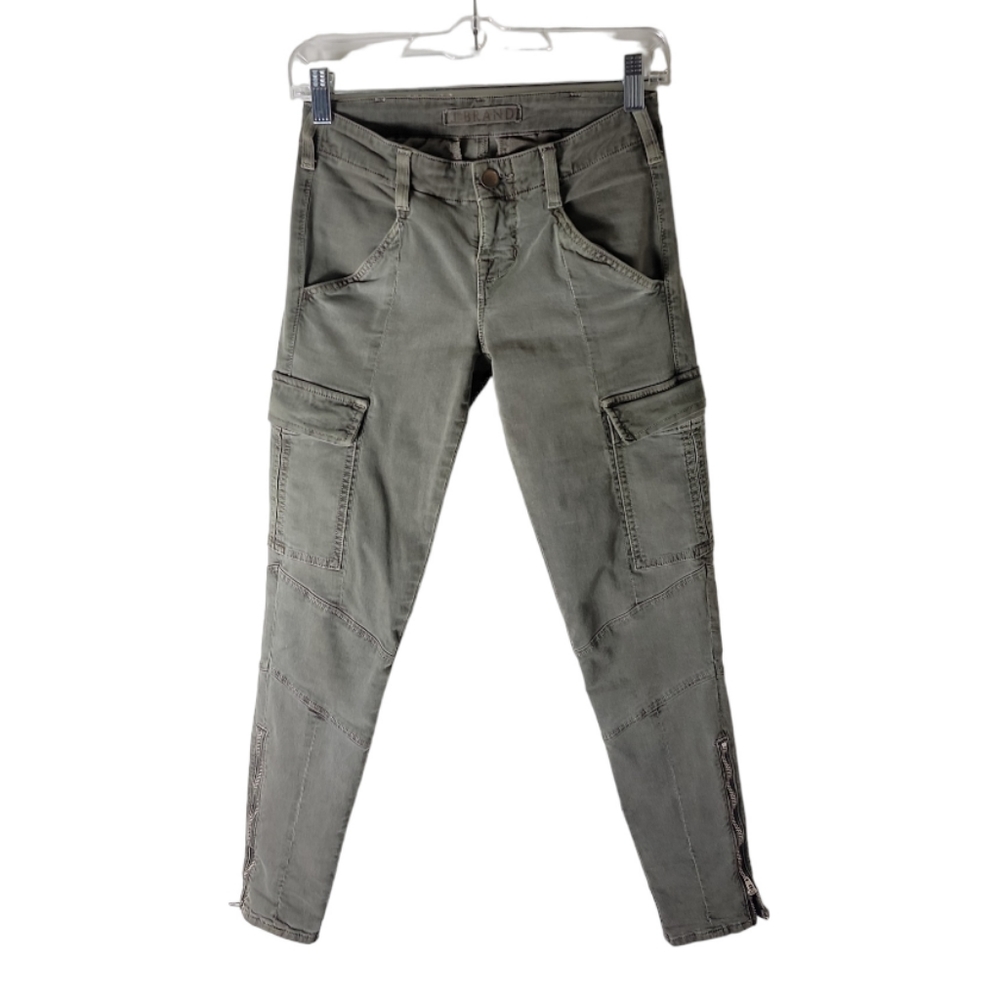 J. Brand olive green westpoint skinny cargo jeans size 24